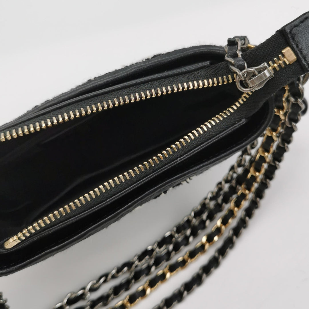 Chanel Set Of Four Mini Bags With Black Quilted Lambskin Leather Box Limited Edition