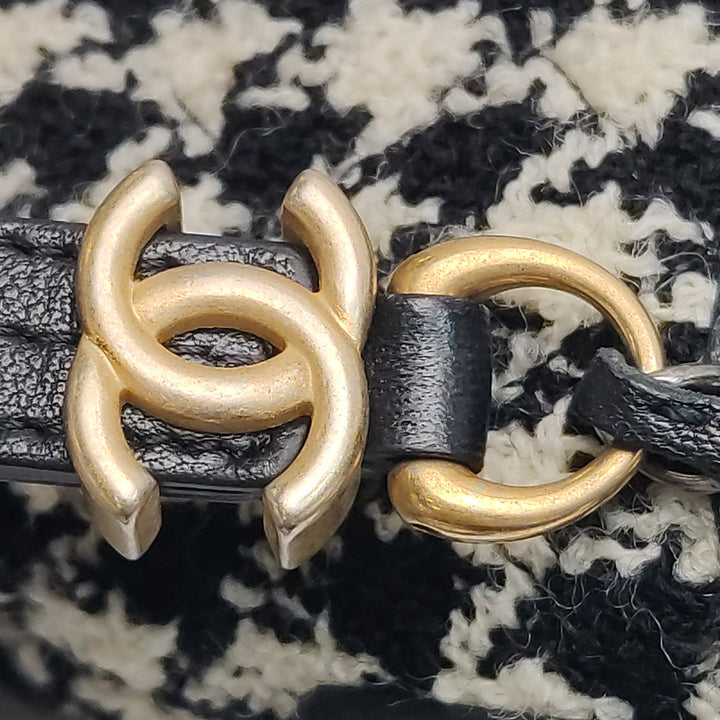 Chanel Set Of Four Mini Bags With Black Quilted Lambskin Leather Box Limited Edition