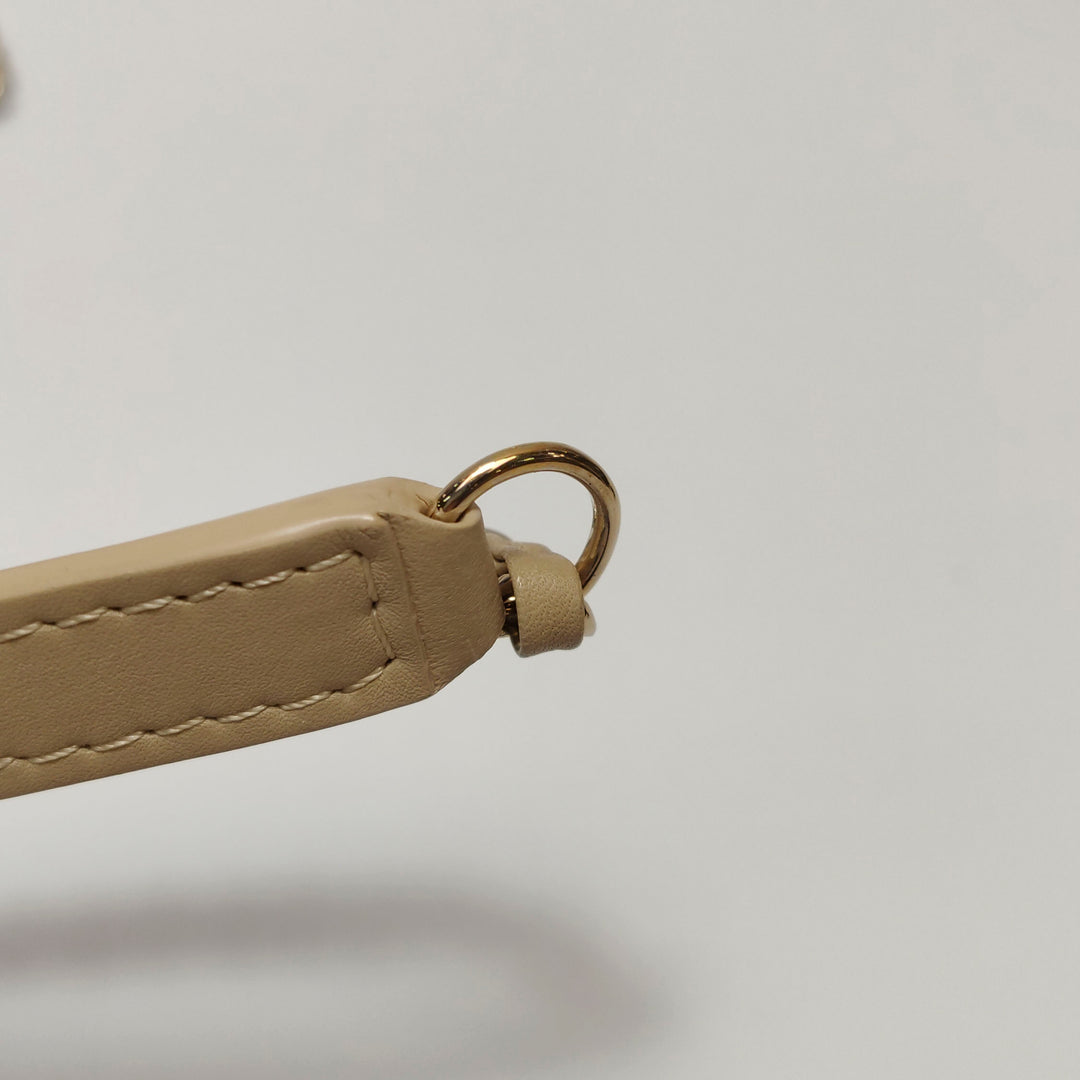 Chanel Fringe Shopping Bag In Beige Suede Bag