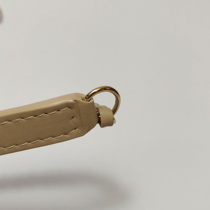 Chanel Fringe Shopping Bag In Beige Suede Bag