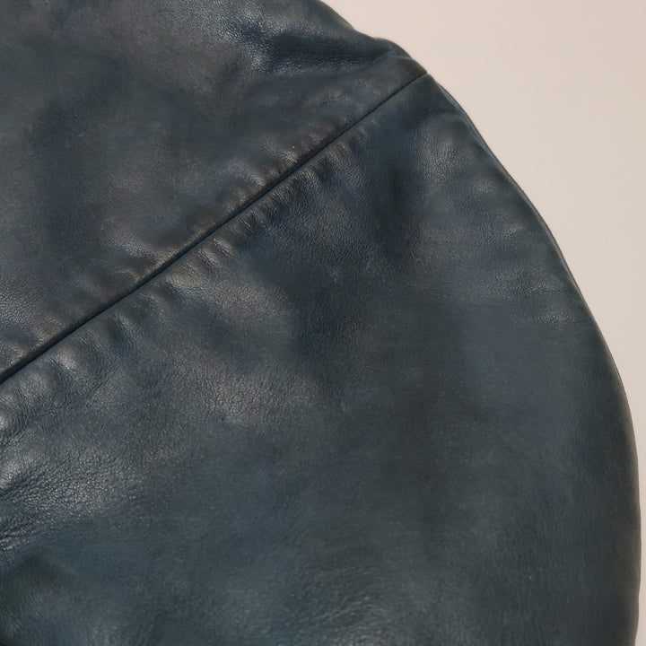 Chanel CC Chain Hobo in Blue Leather