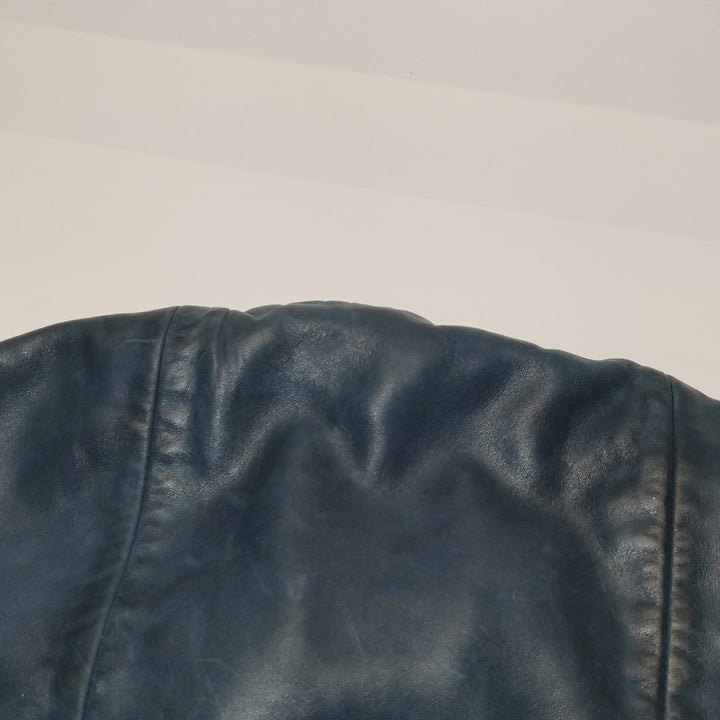 Chanel CC Chain Hobo in Blue Leather