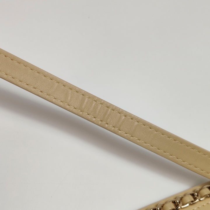 Chanel Fringe Shopping Bag In Beige Suede Bag