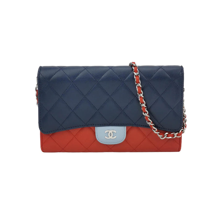 Chanel Wallet on Short Chain Quilted Lambskin Bag