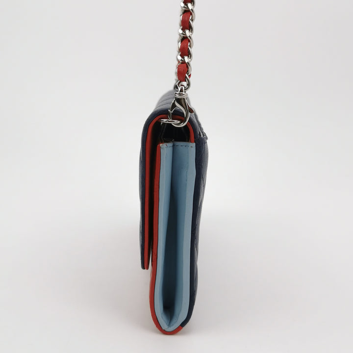 Chanel Wallet on Short Chain Quilted Lambskin Bag