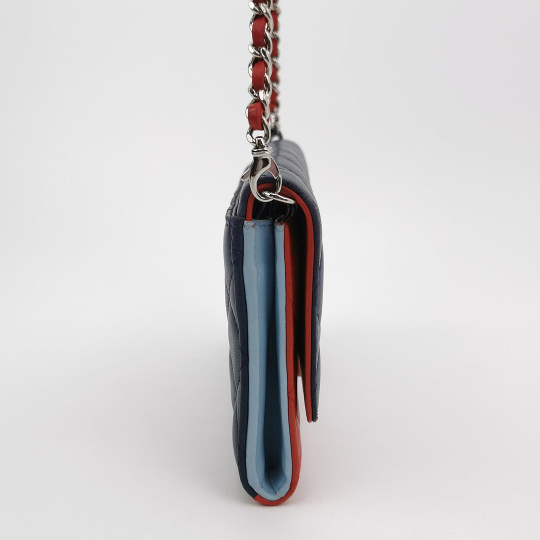 Chanel Wallet on Short Chain Quilted Lambskin Bag