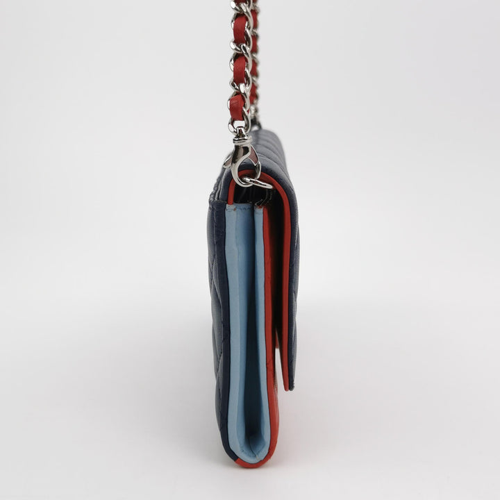 Chanel Wallet on Short Chain Quilted Lambskin Bag