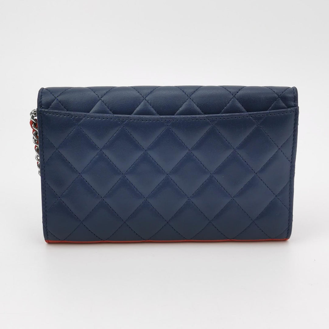 Chanel Wallet on Short Chain Quilted Lambskin Bag