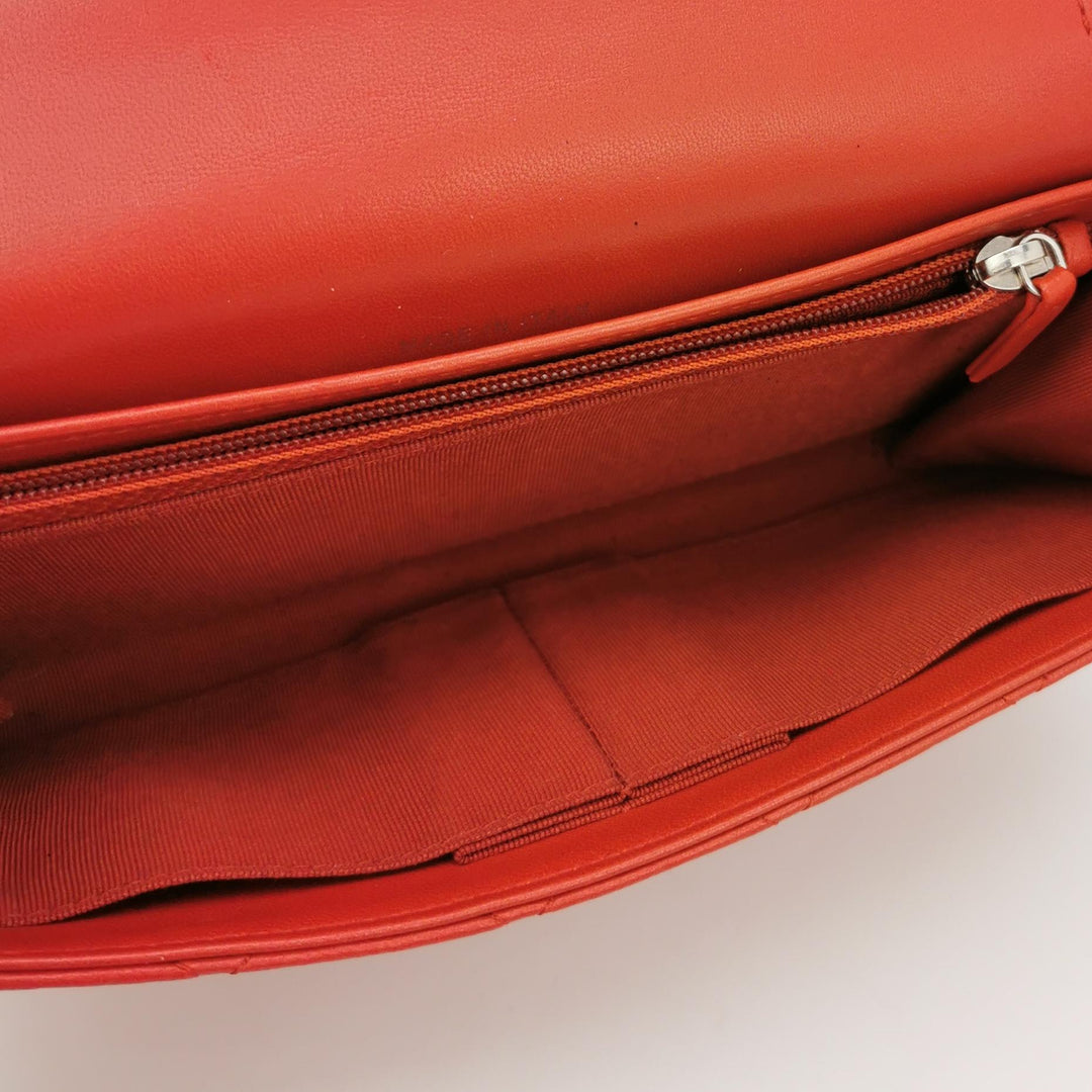 Chanel Wallet on Short Chain Quilted Lambskin Bag