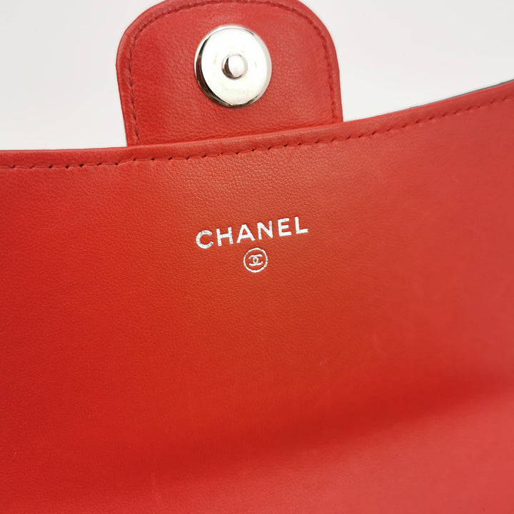 Chanel Wallet on Short Chain Quilted Lambskin Bag