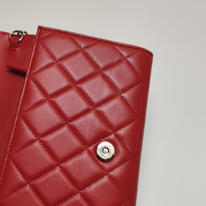 Chanel Wallet on Short Chain Quilted Lambskin Bag