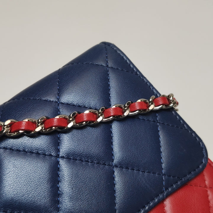 Chanel Wallet on Short Chain Quilted Lambskin Bag