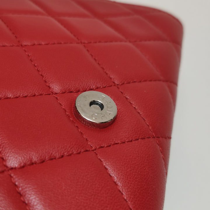 Chanel Wallet on Short Chain Quilted Lambskin Bag