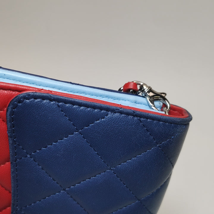 Chanel Wallet on Short Chain Quilted Lambskin Bag