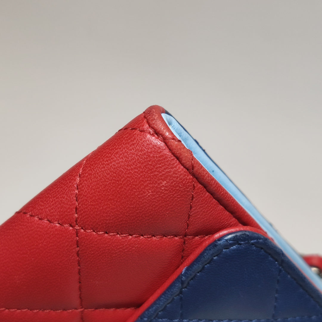 Chanel Wallet on Short Chain Quilted Lambskin Bag