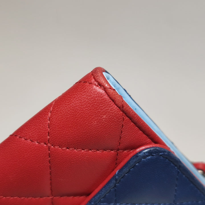 Chanel Wallet on Short Chain Quilted Lambskin Bag