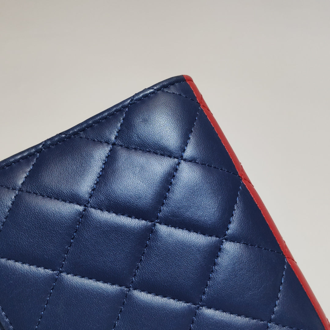 Chanel Wallet on Short Chain Quilted Lambskin Bag