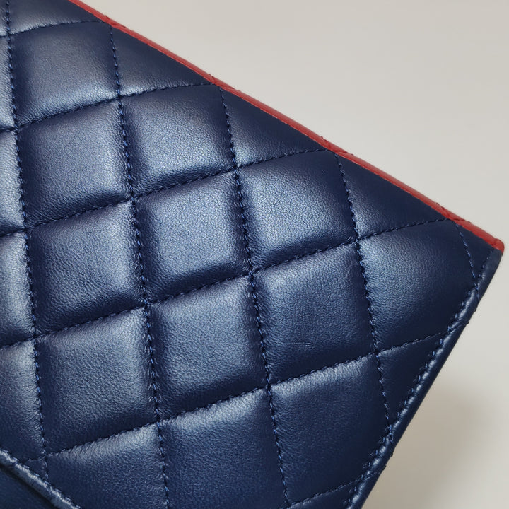 Chanel Wallet on Short Chain Quilted Lambskin Bag