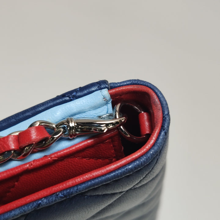 Chanel Wallet on Short Chain Quilted Lambskin Bag