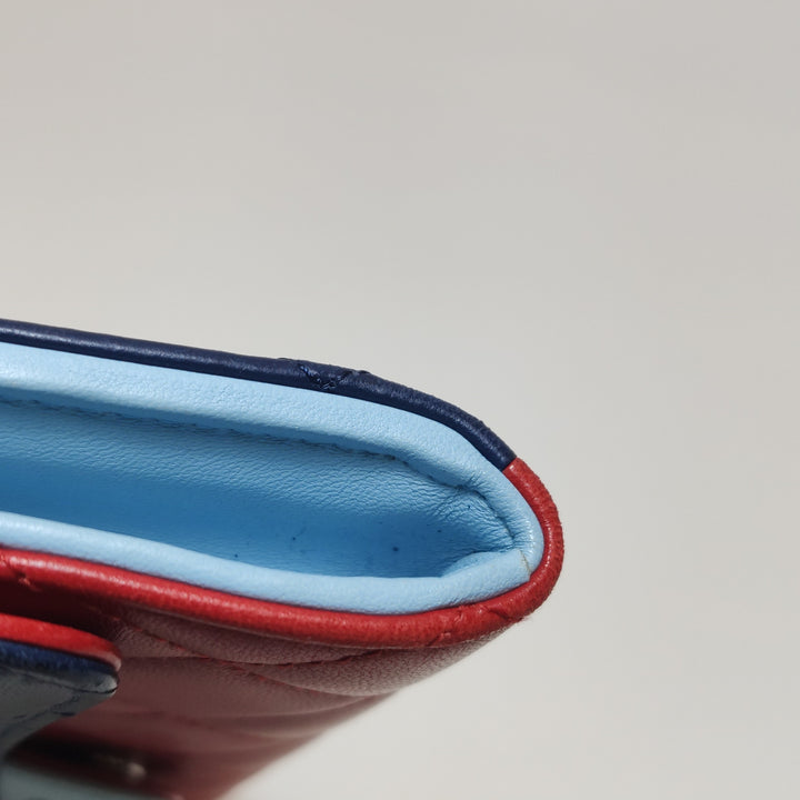 Chanel Wallet on Short Chain Quilted Lambskin Bag