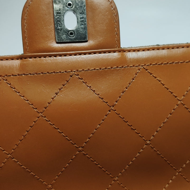 Chanel Paris Salzburg Metiers D'art Khaki Covertible Flap Bag