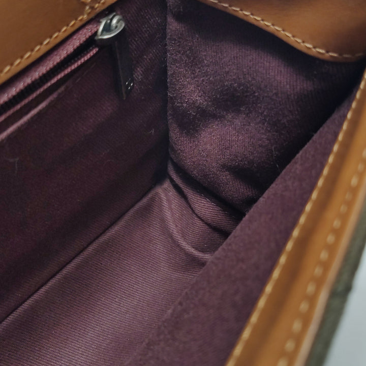 Chanel Paris Salzburg Metiers D'art Khaki Covertible Flap Bag