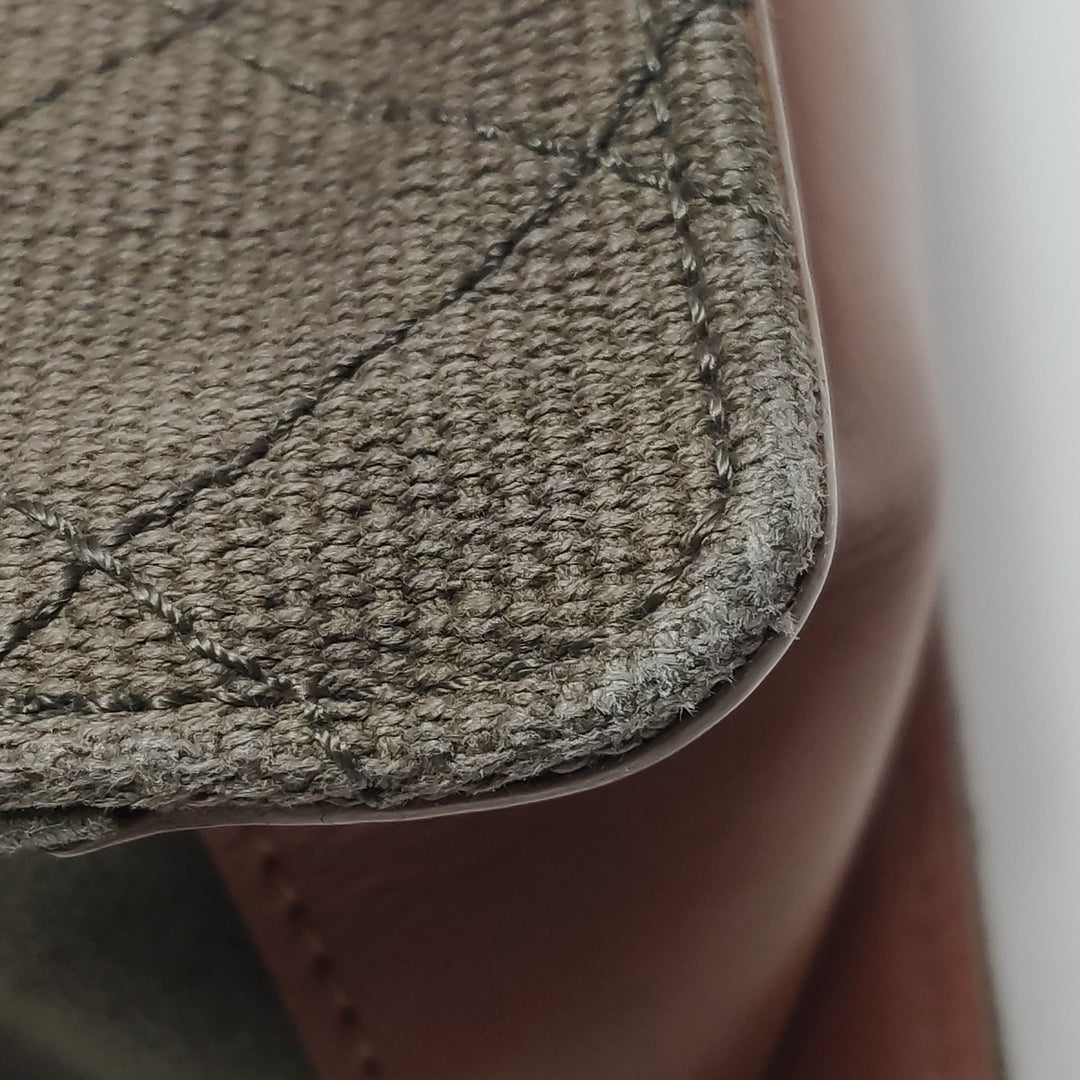 Chanel Paris Salzburg Metiers D'art Khaki Covertible Flap Bag