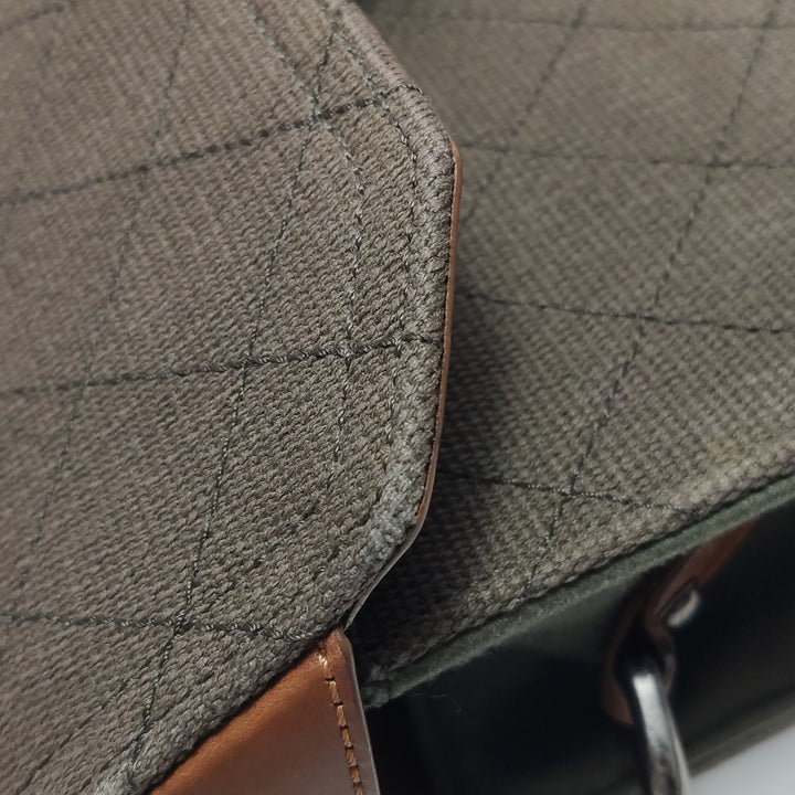 Chanel Paris Salzburg Metiers D'art Khaki Covertible Flap Bag