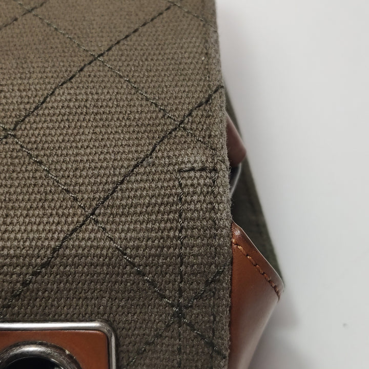 Chanel Paris Salzburg Metiers D'art Khaki Covertible Flap Bag