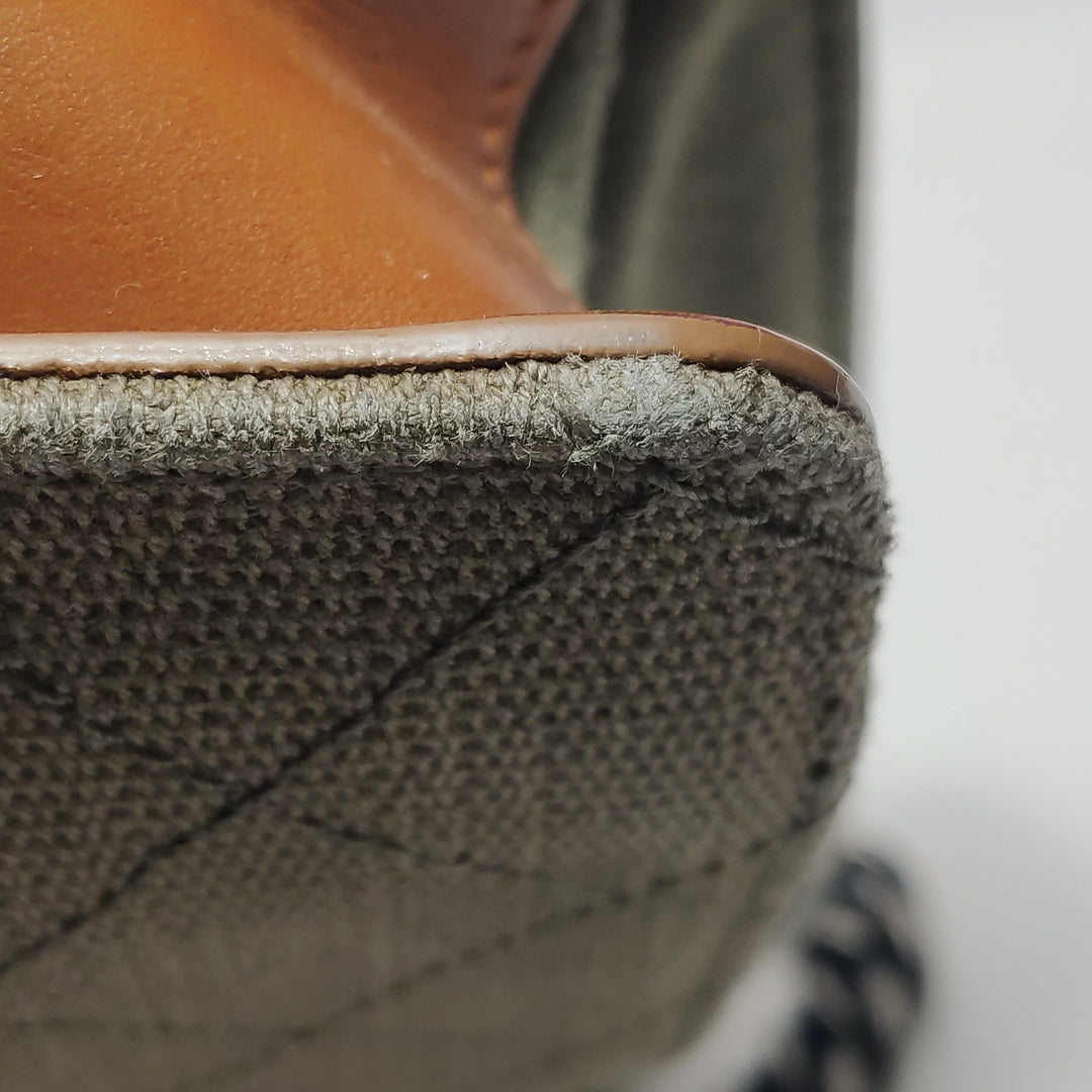 Chanel Paris Salzburg Metiers D'art Khaki Covertible Flap Bag