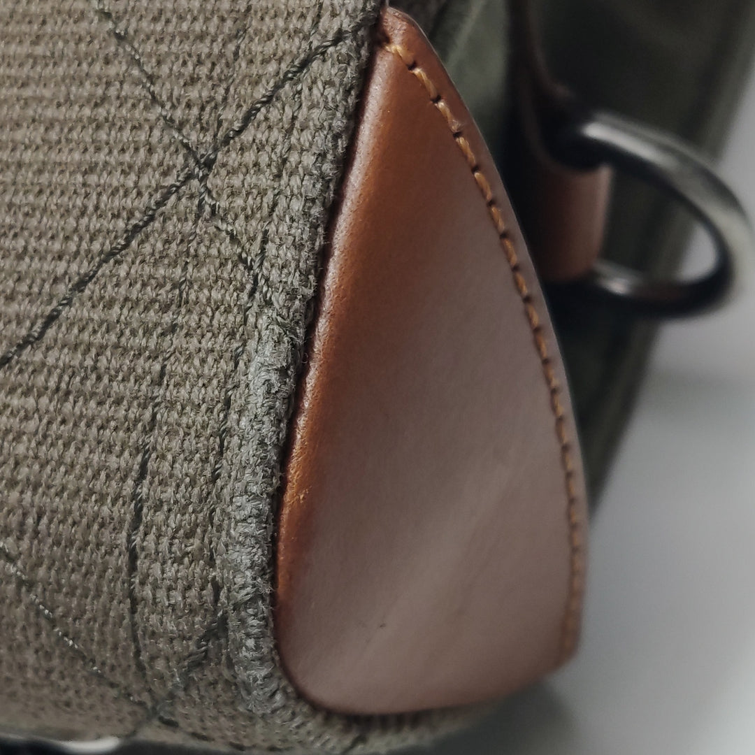 Chanel Paris Salzburg Metiers D'art Khaki Covertible Flap Bag