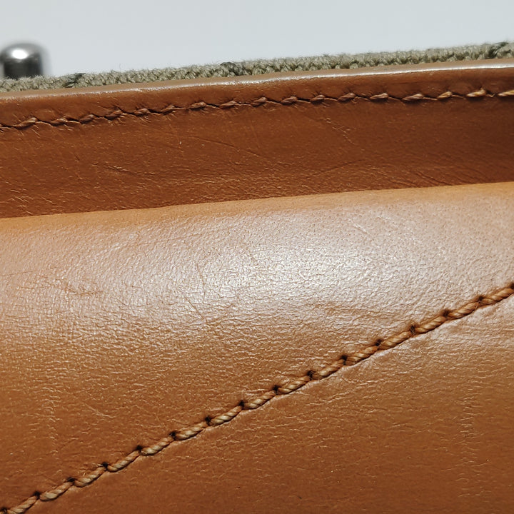 Chanel Paris Salzburg Metiers D'art Khaki Covertible Flap Bag