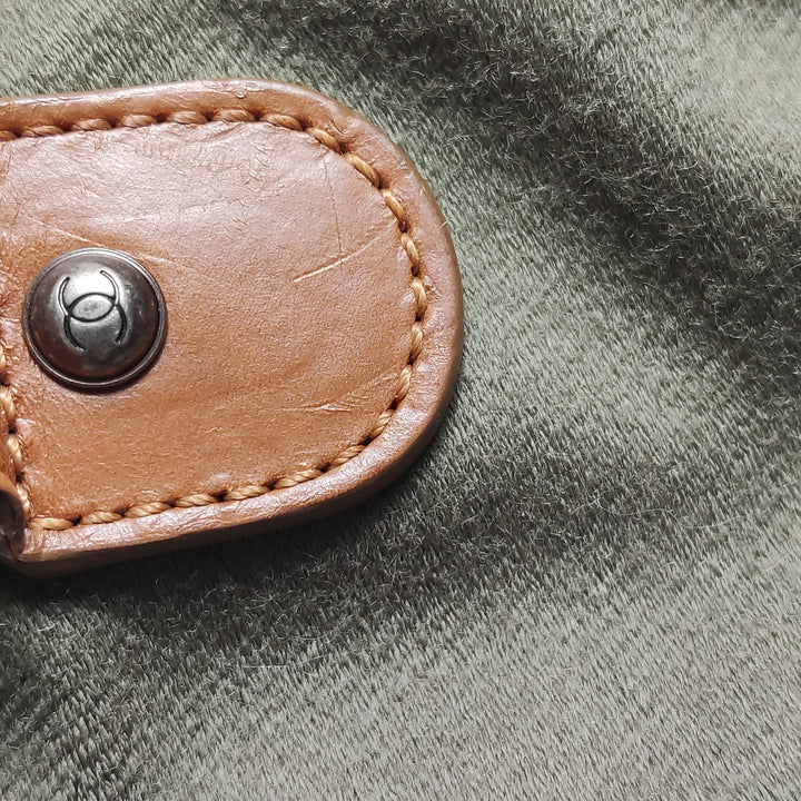 Chanel Paris Salzburg Metiers D'art Khaki Covertible Flap Bag