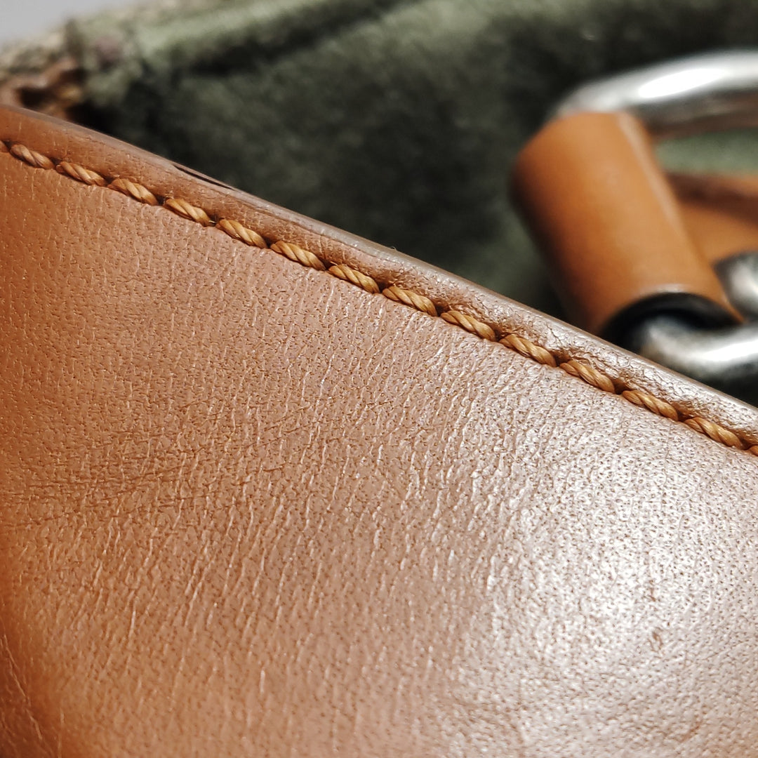 Chanel Paris Salzburg Metiers D'art Khaki Covertible Flap Bag