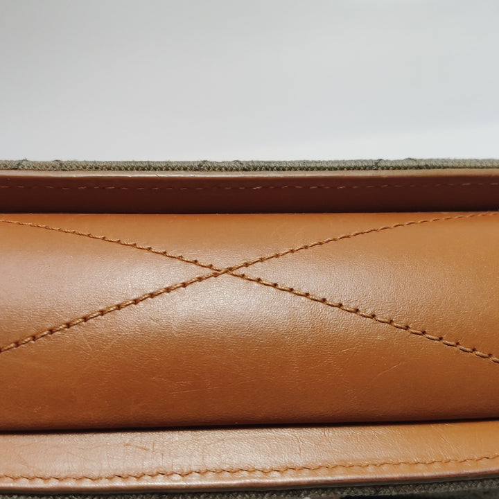 Chanel Paris Salzburg Metiers D'art Khaki Covertible Flap Bag