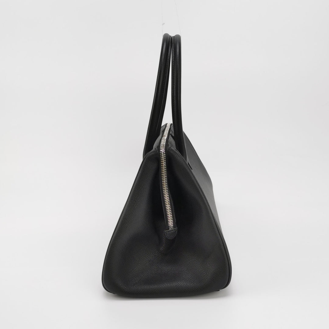 Hermès Paris Bombay Black Epsom Leather Handbag