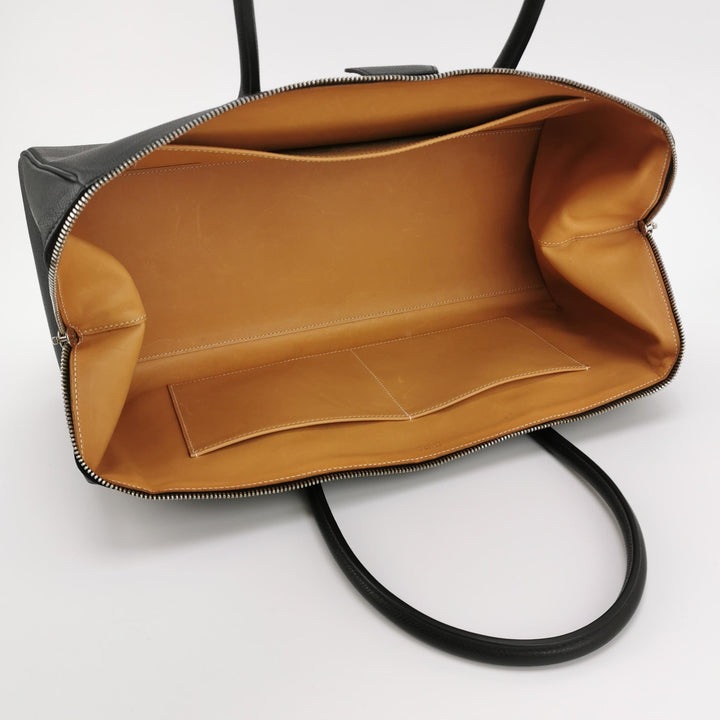 Hermès Paris Bombay Black Epsom Leather Handbag