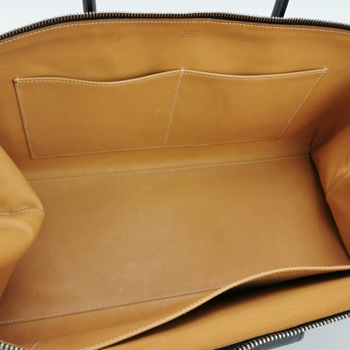 Hermès Paris Bombay Black Epsom Leather Handbag