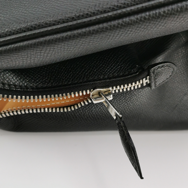 Hermès Paris Bombay Black Epsom Leather Handbag