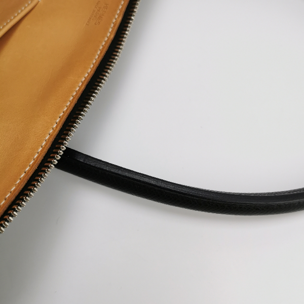 Hermès Paris Bombay Black Epsom Leather Handbag