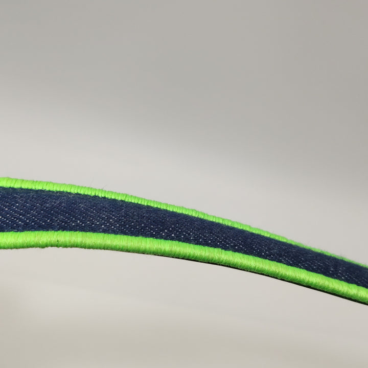 Fendi Baguette NM Bag Denim with Green Detail