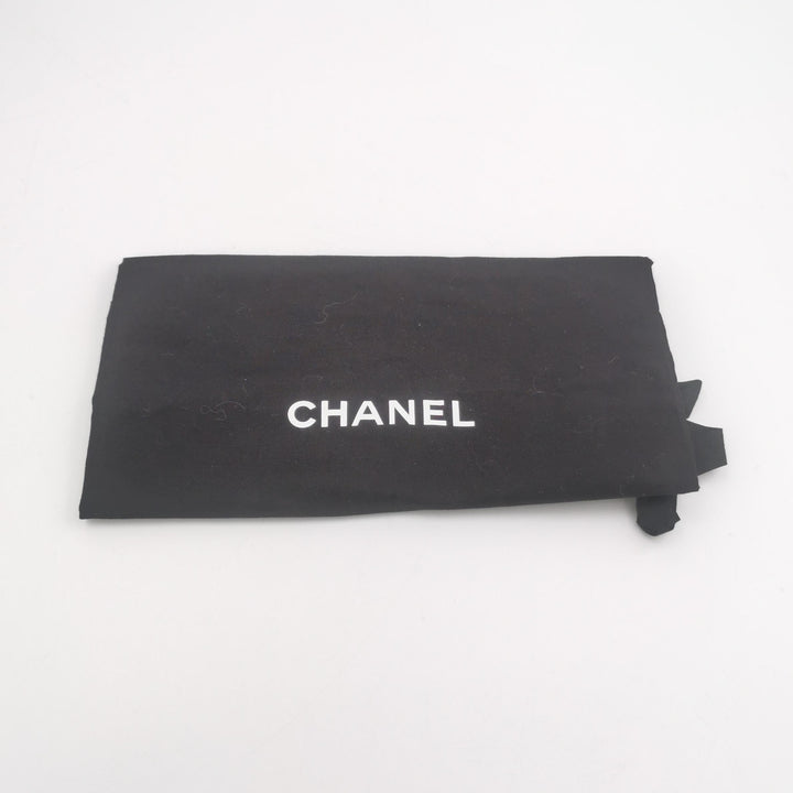 Chanel Wallet On Chain in Black Quilted Lambskin with Pink Trim