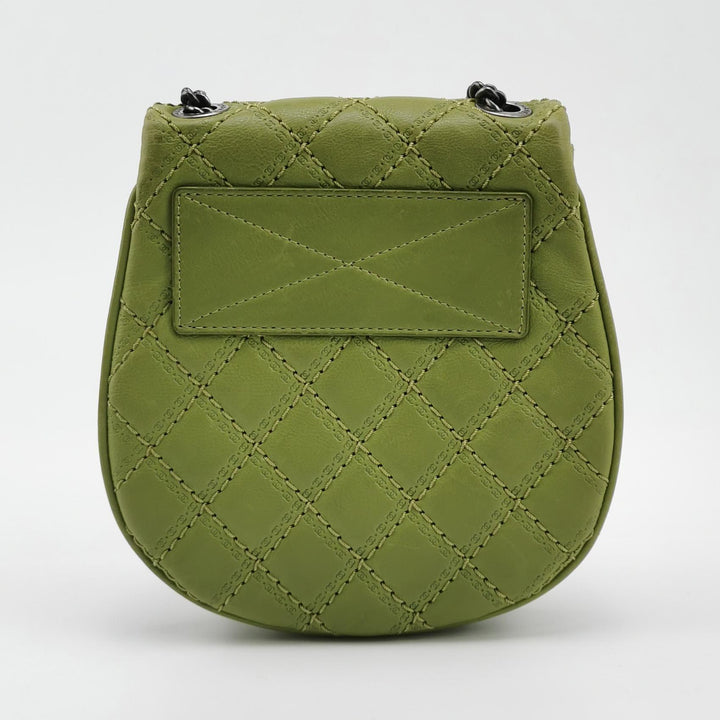 Chanel Coco Sporran Tassel Flap Bag In Green