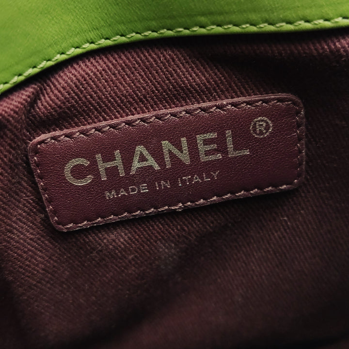 Chanel Coco Sporran Tassel Flap Bag In Green