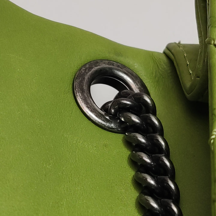 Chanel Coco Sporran Tassel Flap Bag In Green