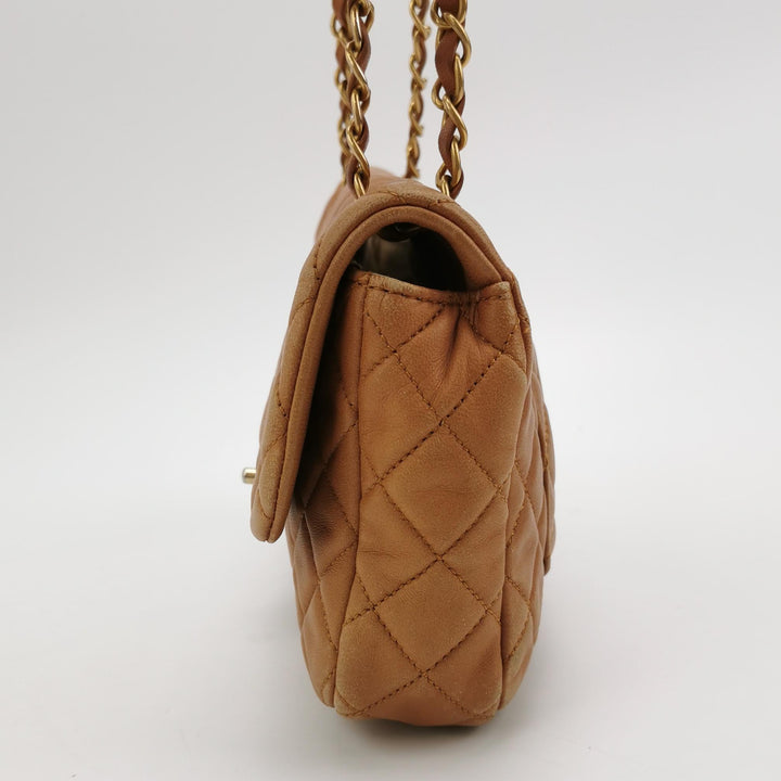 Chanel Medium Flap Bag In Beige Marine Charms