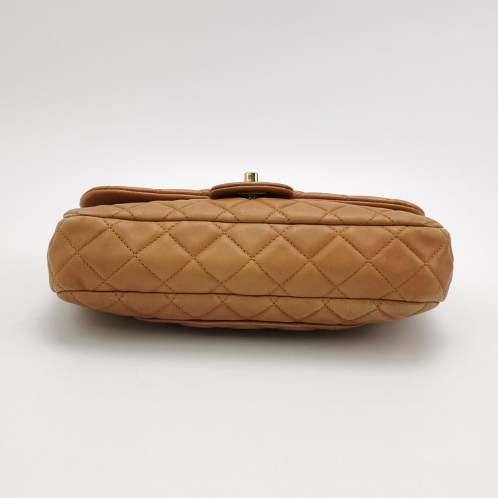 Chanel Medium Flap Bag In Beige Marine Charms