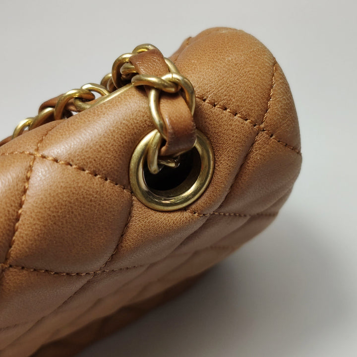 Chanel Medium Flap Bag In Beige Marine Charms