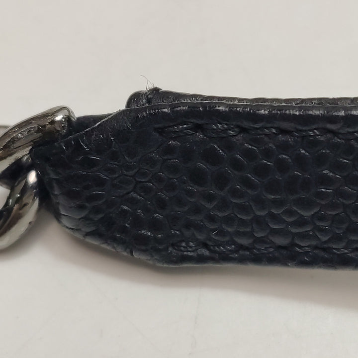 Chanel 2012 Lady Pearly Flap Bag In Black Leather
