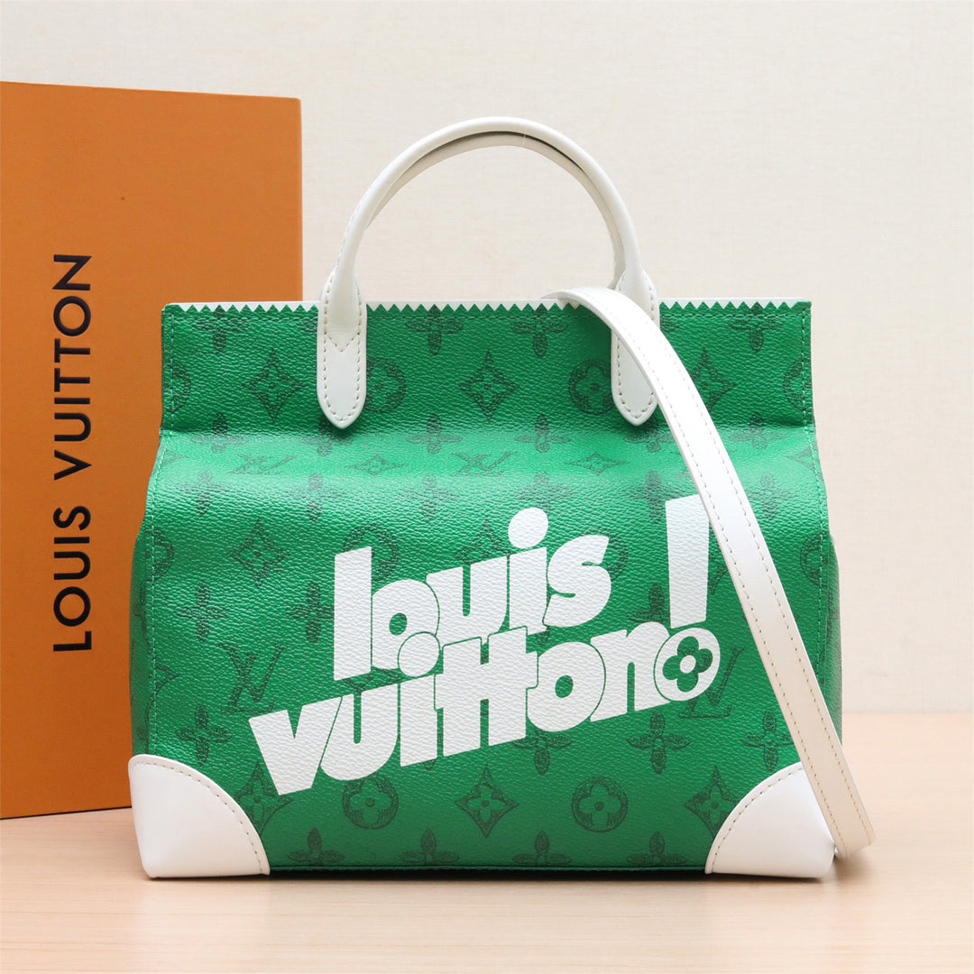 Louis Vuitton Litter Bag Everyday Signature Vintage Monogram Canvas